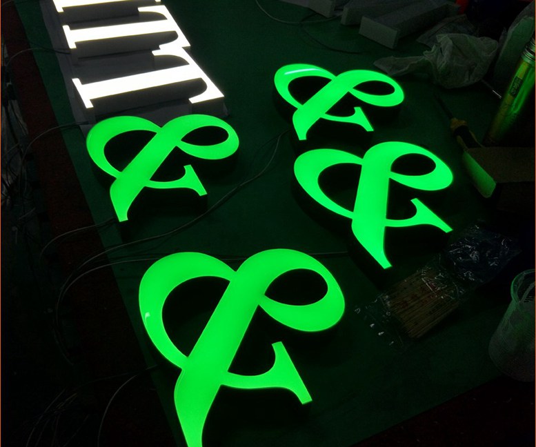 Custom Made Led Resin Letters Signs 124